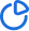 blue pie chart analytics icon
