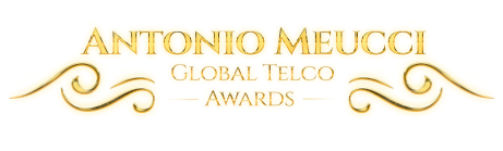 Antonio Meucci Global Telco Awards logo in gold