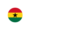 Flag of Ghana – horizontal stripes of red, yellow with a black star, and green.