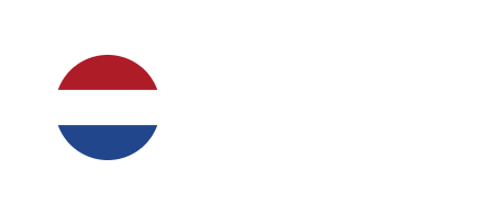Flag of the Netherlands in a circular icon design