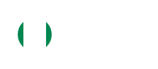 Nigeria flag icon featuring vertical green–white–green stripes