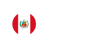 Flag of Peru in a circular icon design