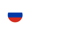 Flag of Russia in a circular icon design