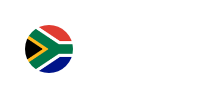 South Africa flag icon in a circular design