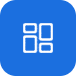 Grid layout dashboard icon