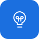 Innovation lightbulb idea icon