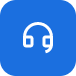Customer support headset icon