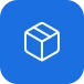 Package icon showing a box outline