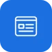 Document card interface icon