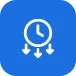 Scheduled download time icon