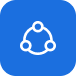 Traffic partners icon representing network collaboration