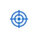 blue target icon
