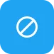 prohibition block icon